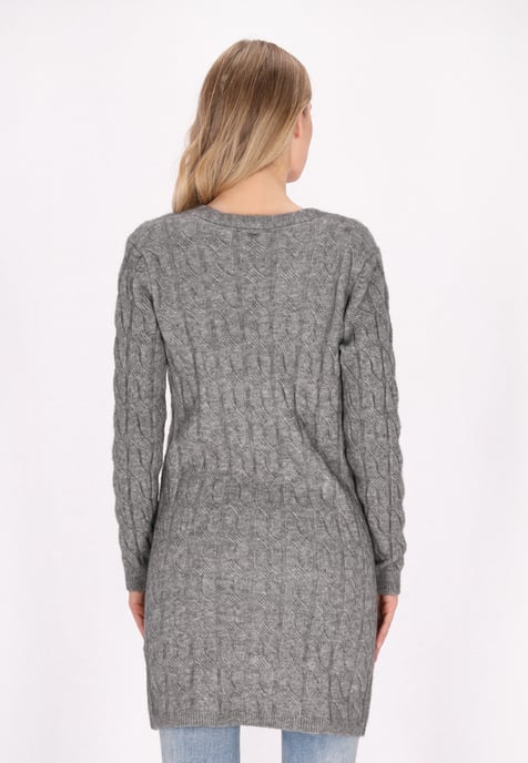 Dreimaster Vest Dames grijs melange - Image 4