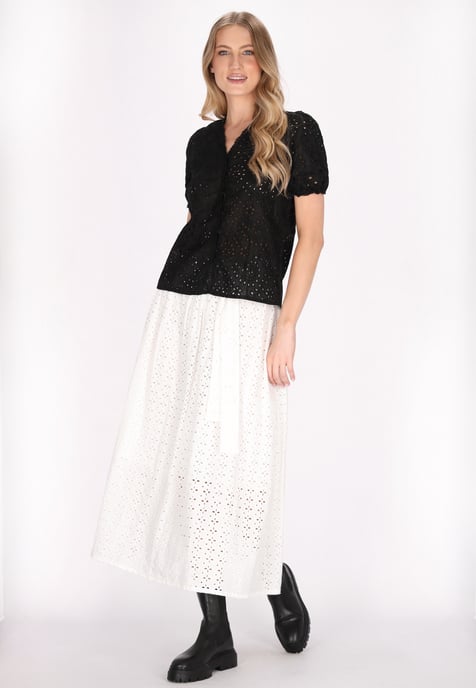 Dreimaster rok Dames wit - Image 2
