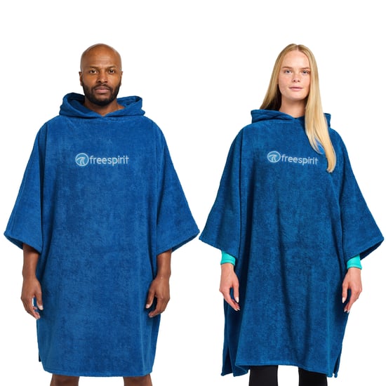 Freespirit Aquarobe, Towelling Changing Robe, Blue
