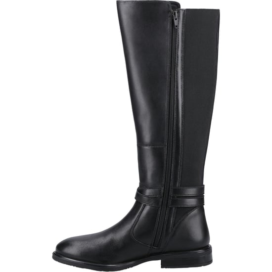 Hush Puppies Victoria Leren Vrouwen Laarzen Zwart - Image 4