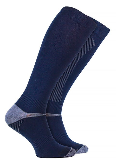 Bamboe Paardrijsokken | COMODO | Lange Laars Paardrijsokken | Kniehoge Bamboesokken - Marineblauw - Image 1