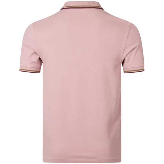 Fred Perry M3600 Twin Tipped Polo Shirt Dusty Rose