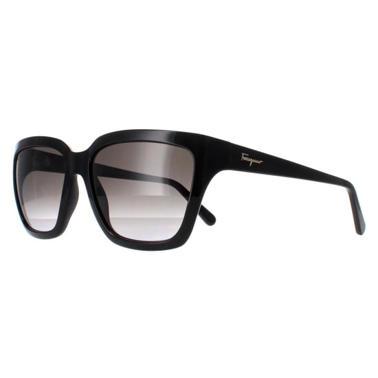 Salvatore Ferragamo Square Womens Black Grey Gradient SF1018S