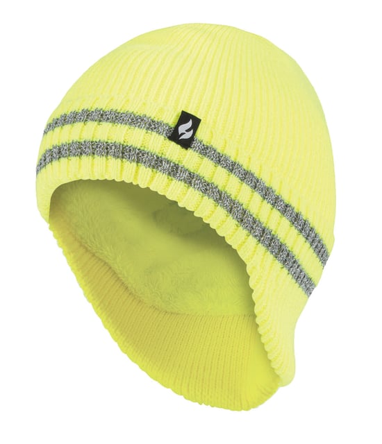 Heat Holders Drop Neck Hat met reflecterende streep - Geel - Image 1