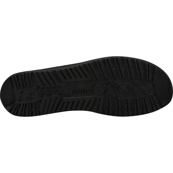 HEYDUDE Wally Sox Faux Suede Heren Micro Totaal Zwart Bootschoenen - Image 4
