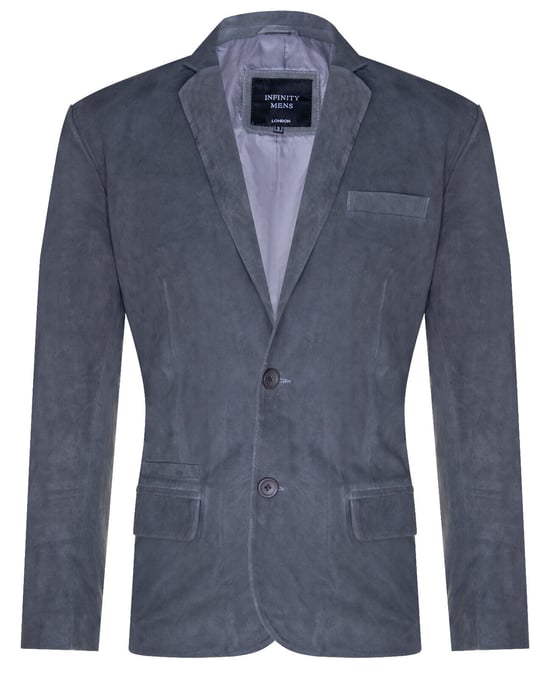 Blazer suède jas Zachte Italiaanse leren jas - Image 1