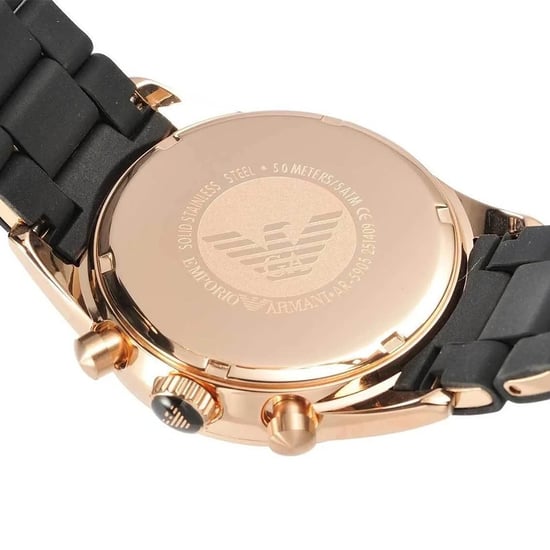 Emporio Armani AR5906 Ladies Sportivo Watch Rose Gold