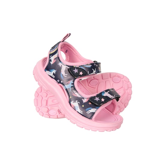 Mountain Warehouse Sand Unicorn sandalen voor kinderen/Kinderen (Paars) - Image 1