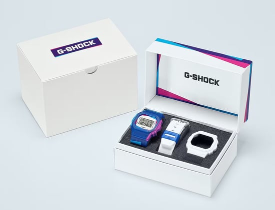 Casio G-shock Heren Blauwe Horloge DWE-5600PR-2ER - Image 5