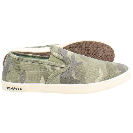 Seavees Baja Saltwash Dames Groene Plimsolls - Image 4