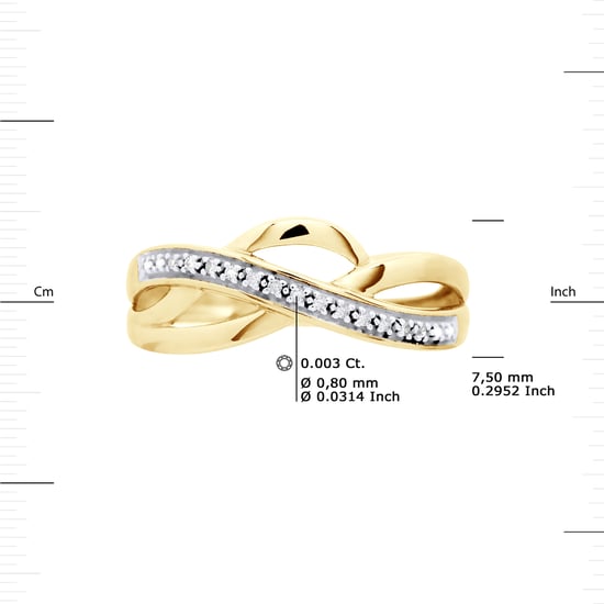 DIADEMA - Ring - Prestige Jewelery - Diamonds - Yellow Gold