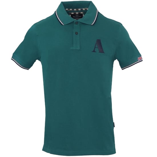 Aquascutum A Logo Green Polo Shirt