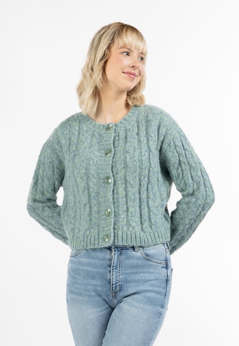Mymo Vest Blonda Dames Blauwe muntmelange - Image 3