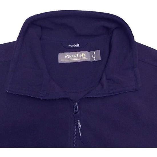 Regatta Mens Plain Micro Fleece Full Zip Jacket (Layer Lite) (Dark Navy)