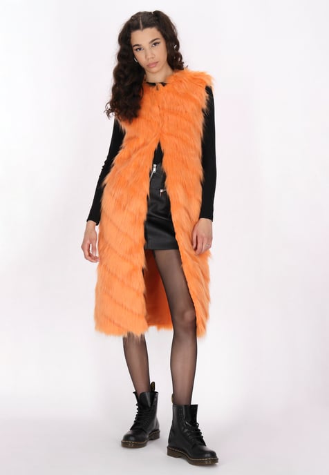 Mymo Vest Dames oranje - Image 3