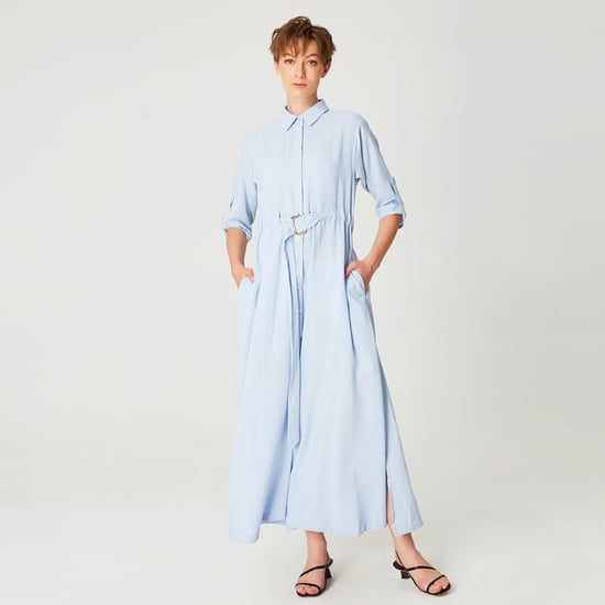 Lange minimalistische shirtjurk - Image 1