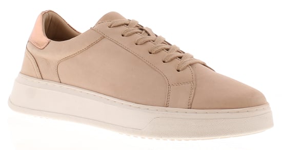Hush Puppies Camille Leren Damessneakers In Blozen - Image 1