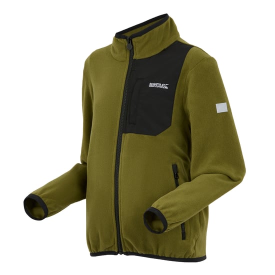 Regatta Kinder/Kids Frankie Full Zip Fleecejack (Nefrietgroen) - Image 3