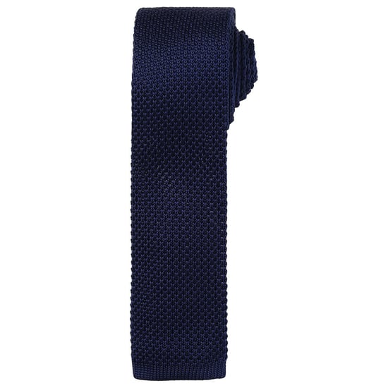 Premier Unisex gebreide stropdas voor volwassenen (Marine) - Image 1