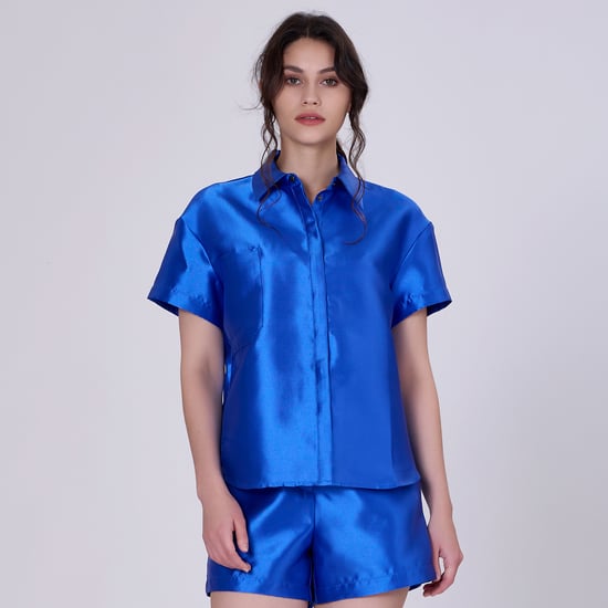 Shirt met korte mouwen in taf - Image 2