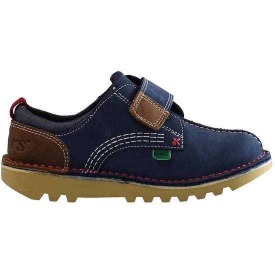 Kickers Kick Laag Kinderen Navy Schoenen - Image 1