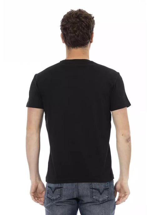 Trussardi Action Men's Black Cotton T-Shirt