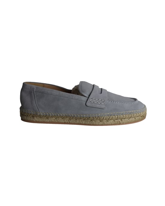 Gianvito Rossi Lido Loafers in Grijs Suède - Image 1