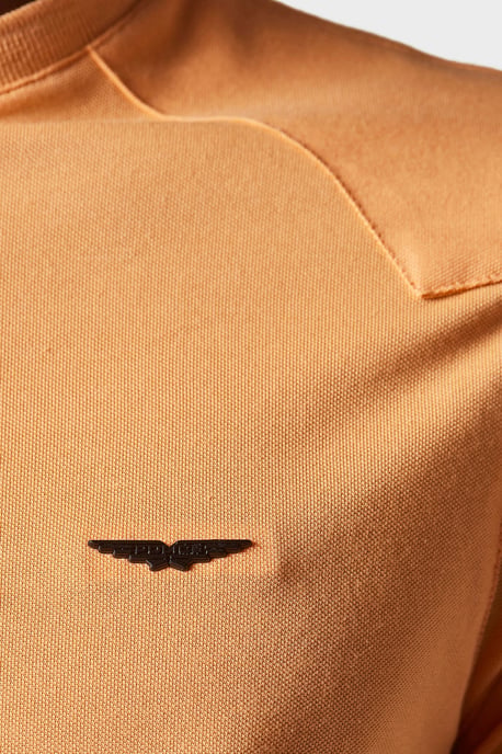Perks Russet Orange Regular Fit T-Shirt