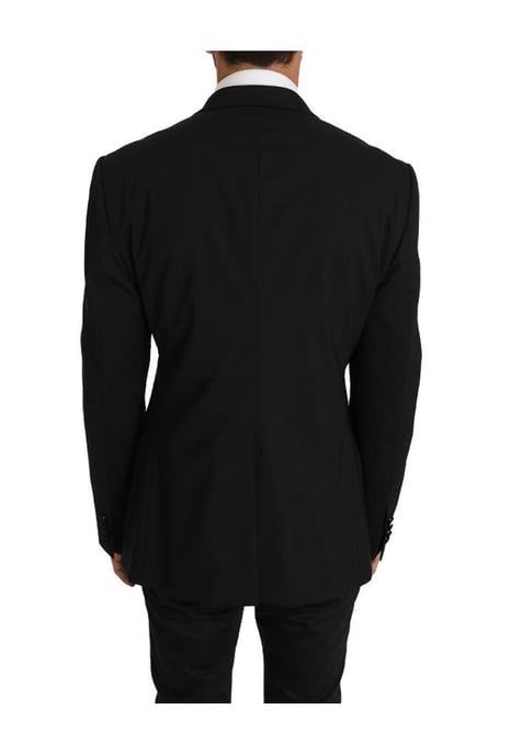Dolce & Gabbana Heren Zwarte Wol MARTINI Torrero Blazer Jacket - Image 5