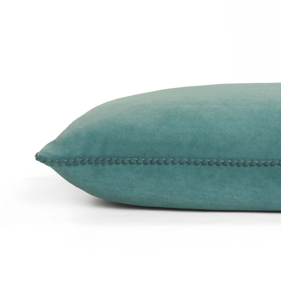 furn. Cosmo Vierkante Velvet Kussenhoes met Pomponrand - Image 3