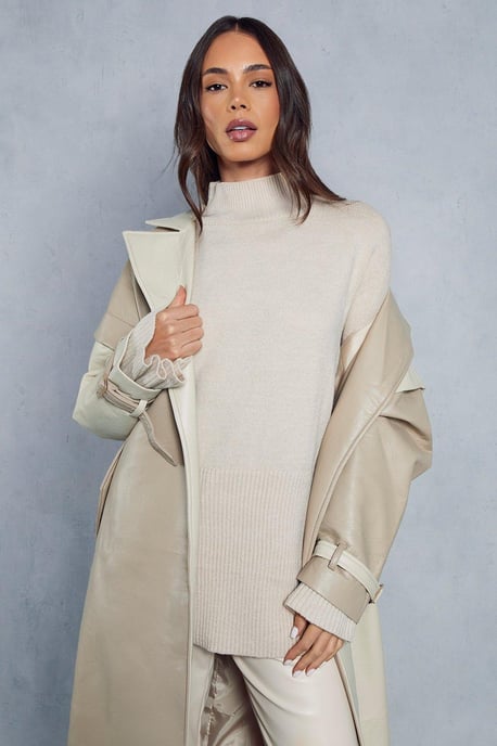 Flute Sleeve Knitted Jumper