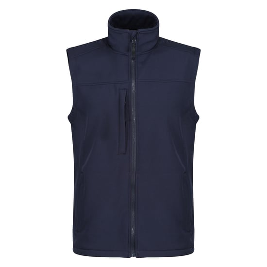 Regatta Mens Flux Softshell Body Warmer (Navy/Navy)