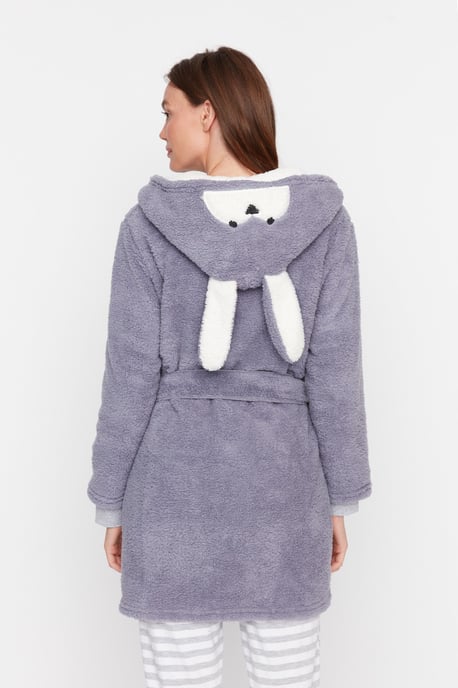 Trendyol Vrouwen Lange mouwe mouw V-hals  Kort Kamerjassen - Image 5