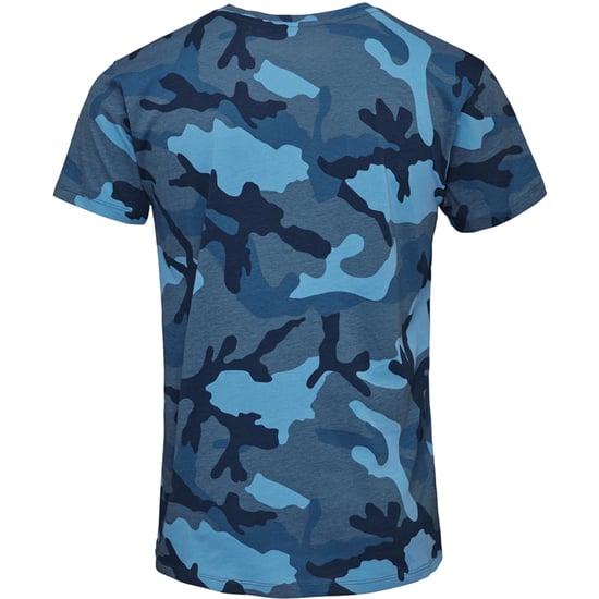 SOLS Mens Camo Short Sleeve T-Shirt (Blue Camo)