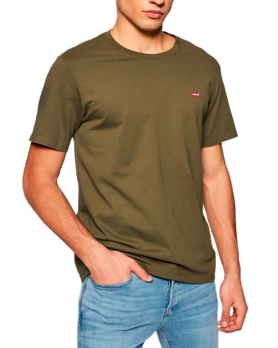 Levi's Heren T-shirt in Groen - Image 1