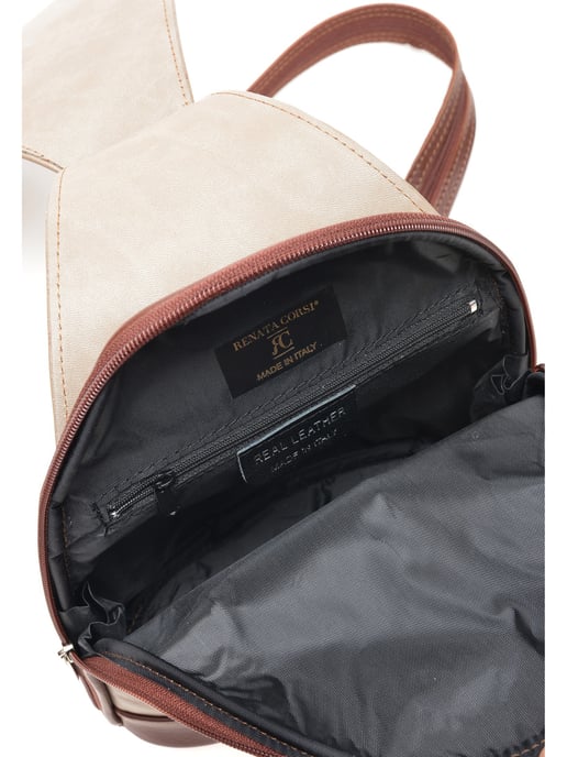 Renata Corsi SS22 RC 2205 Beige Rundleer Tas - Image 4