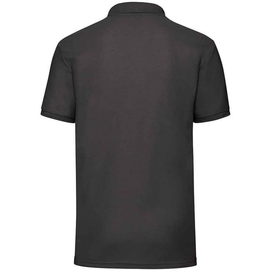 Fruit of the Loom Heren Piqué Polo Shirt (Zwart) - Image 2