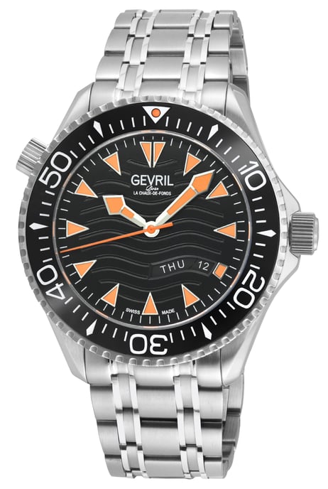 Gevril Men's Hudson Yards Swiss Automatic Black Watch - Image 1