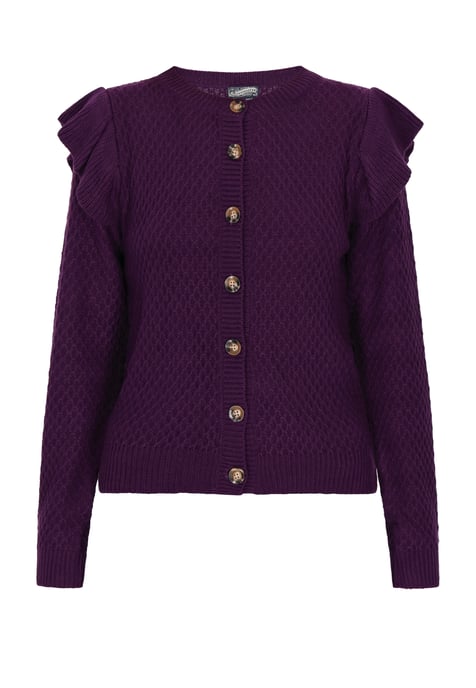 Dreimaster Vest Dames paars - Image 1