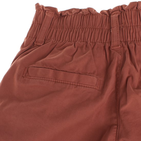 Straight gathered trousers 416204 girls