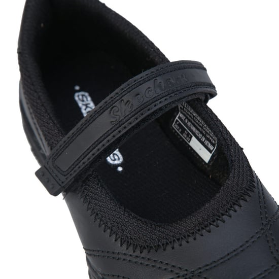 Girls' Skechers Junior Velocity Pouty Shoes in Black