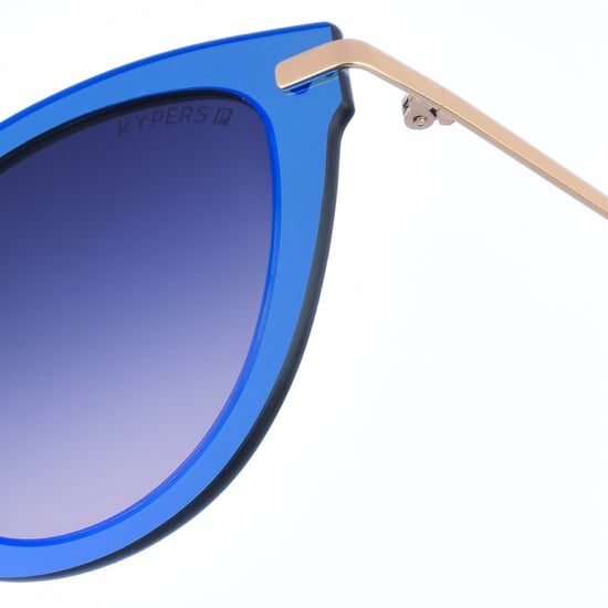 SIDNEY women's oval-shaped metal sunglasses