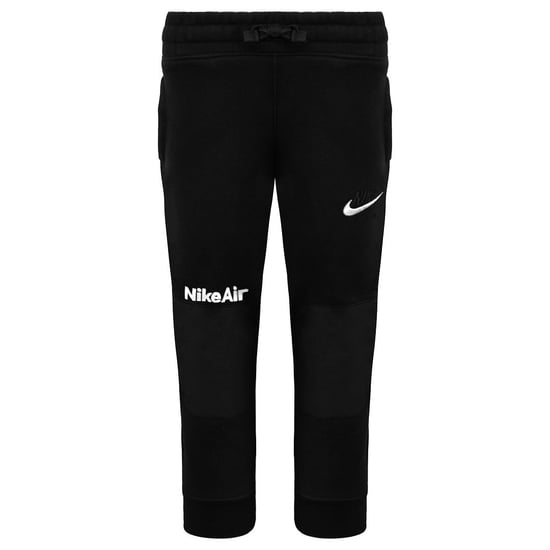 Nike Air Graphic Logo Black Stretch Waist Kids Track Pants DB7343 010