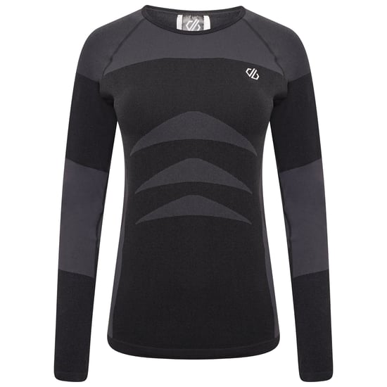 Dare 2B Womens/Ladies In The Zone II Long-Sleeved Base Layer Top (Black)