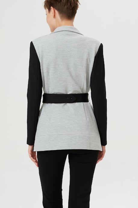 Kleurblok Blazer in Jersey - Image 3