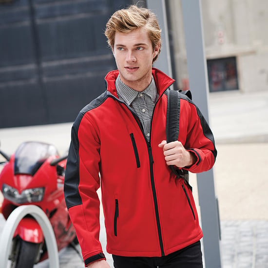 Regatta Heren Hydroforce 3-laags Softshell-jasje (windbestendig, waterafstotend en ademend) (Klassiek rood/zwart) - Image 2