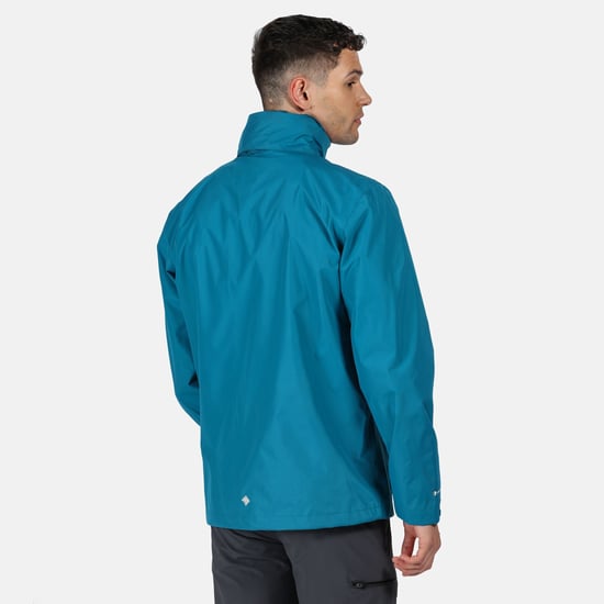 Regatta Groot Buiten Mens Klassieker Matte Kap Waterdicht Jasje (Olympic Teal/Gulfstream) - Image 6