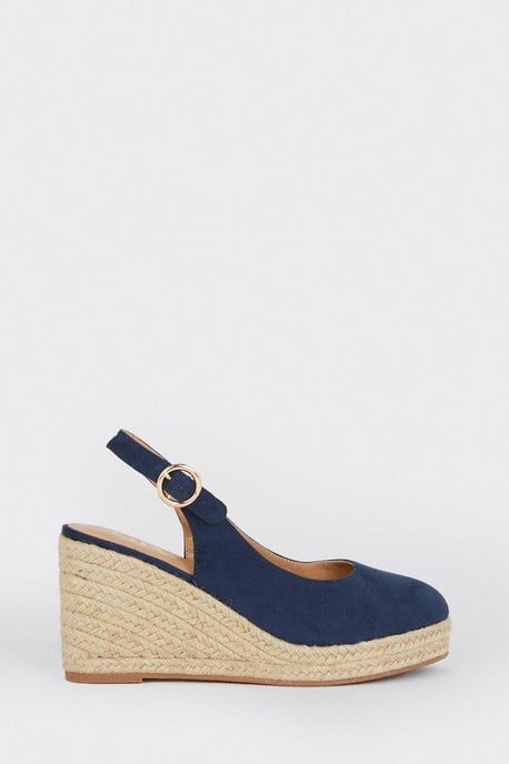 Wide Fit Riya Slingback Wedges - Image 2
