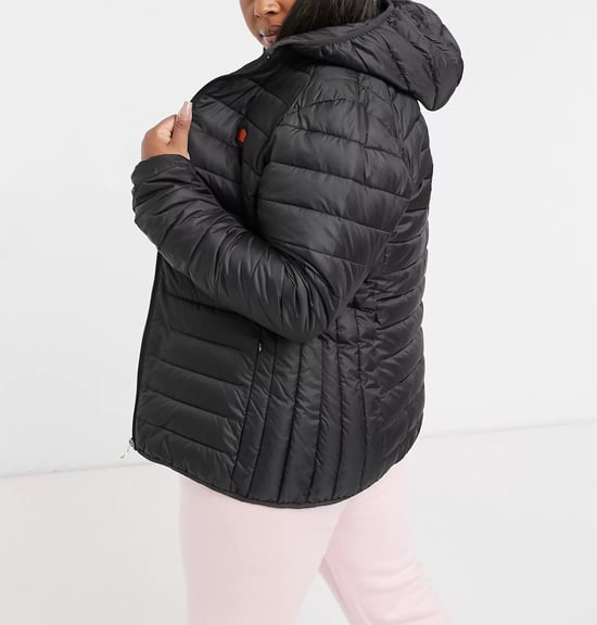 Ellesse Womens Plus Quilted Jacket In Black