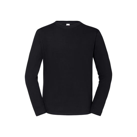 Fruit of the Loom Heren Iconic Premium T-shirt met lange mouwen (Zwart) - Image 1